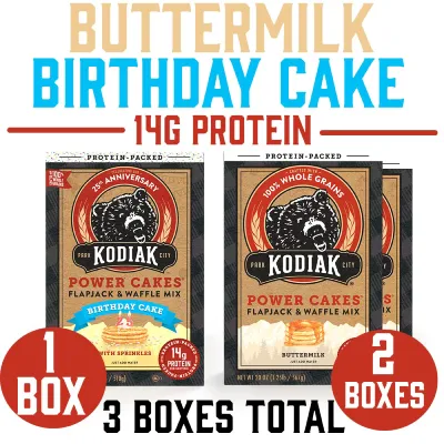 kodiak pancakes recipe mix in a box